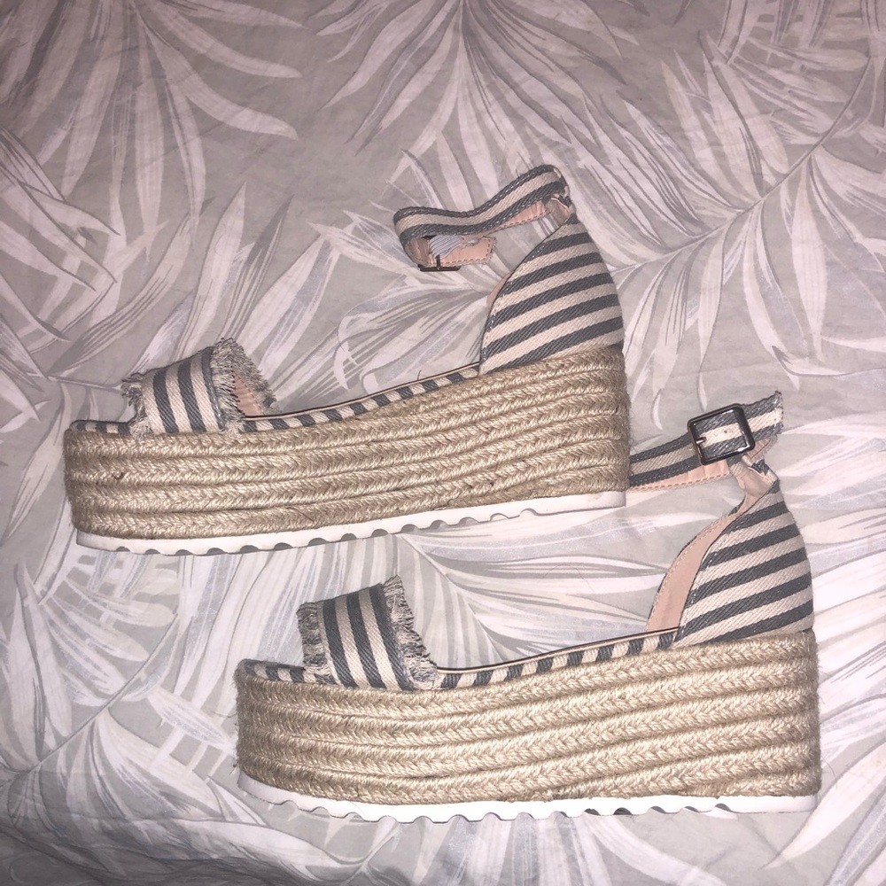 Striped espadrilles
